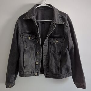 Stylish Black Corduroy Jacket
